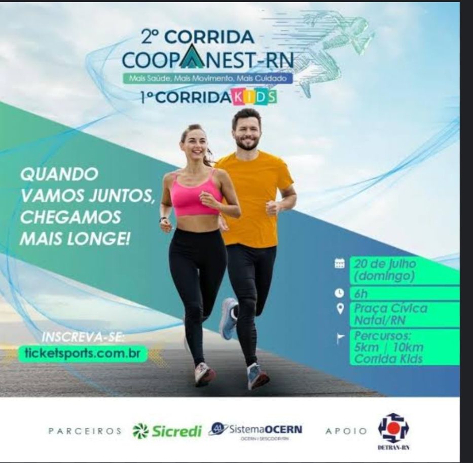 Leia mais sobre o artigo Últimos dias para se inscrever na 2ª Corrida COOPANEST-RN, que acontece neste domingo em Natal